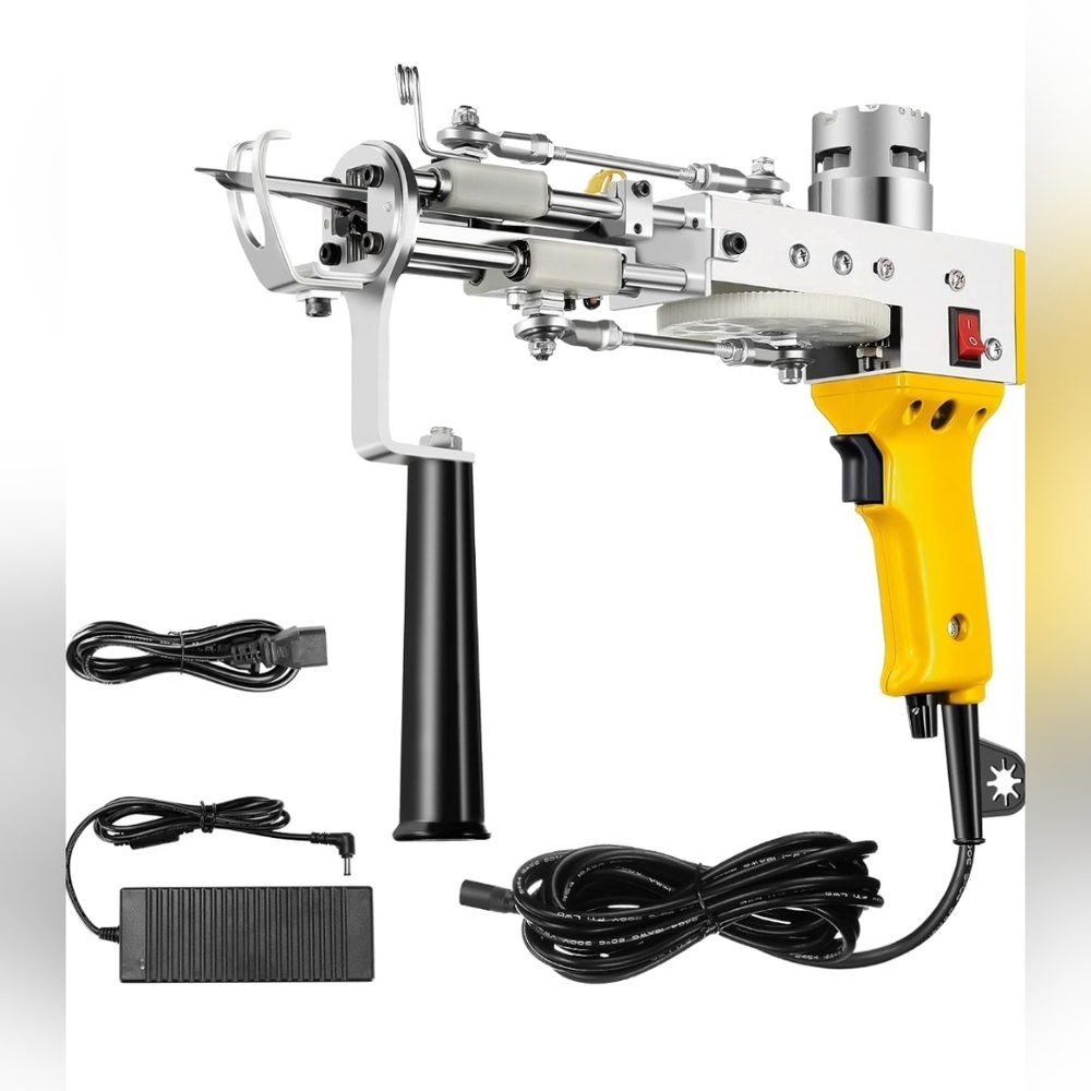 2-in-1 Electric Tufting Gun Cut & Loop Pile Rug Making Machine Adjustable